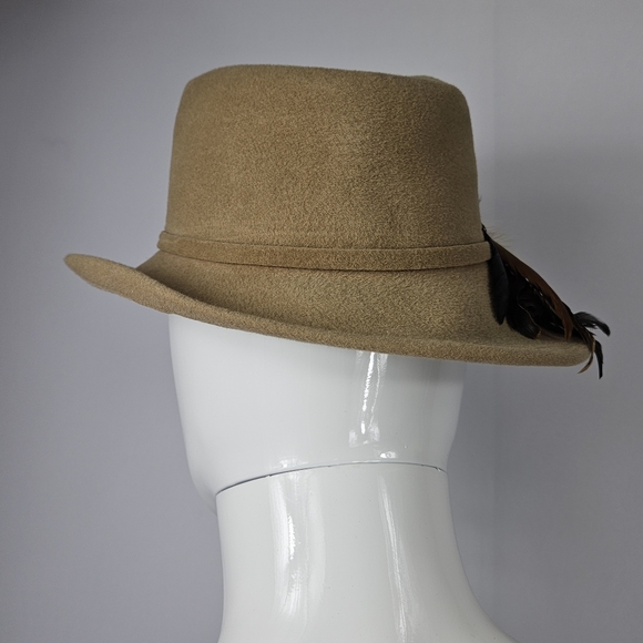 Vintage Betmar New York wool Camel hat - Picture 5 of 16